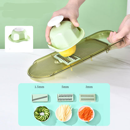 Kitchen Multifunction Transparent Vegetable Cutter Steel Blade