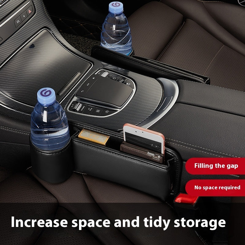 Car Seat Gap Storage Box Water Cup Holder