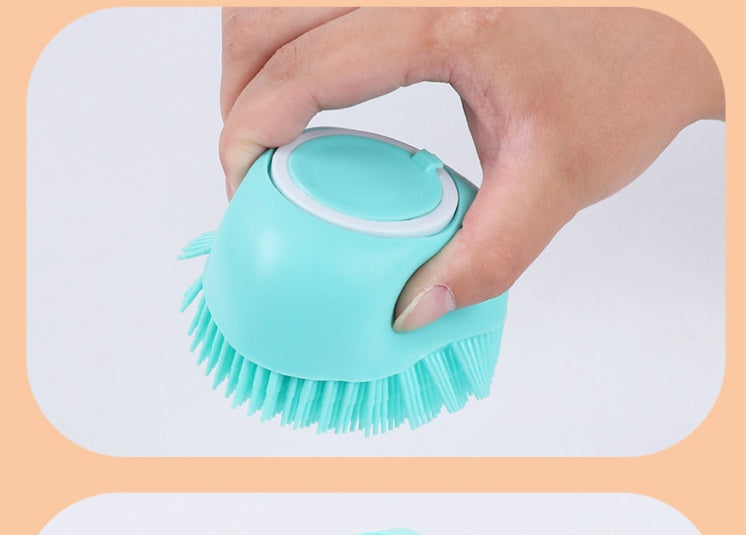 Pet Silicone Bath Brush