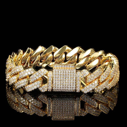 Diamond Cuban Chain Bracelet