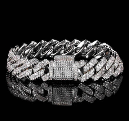 Diamond Cuban Chain Bracelet